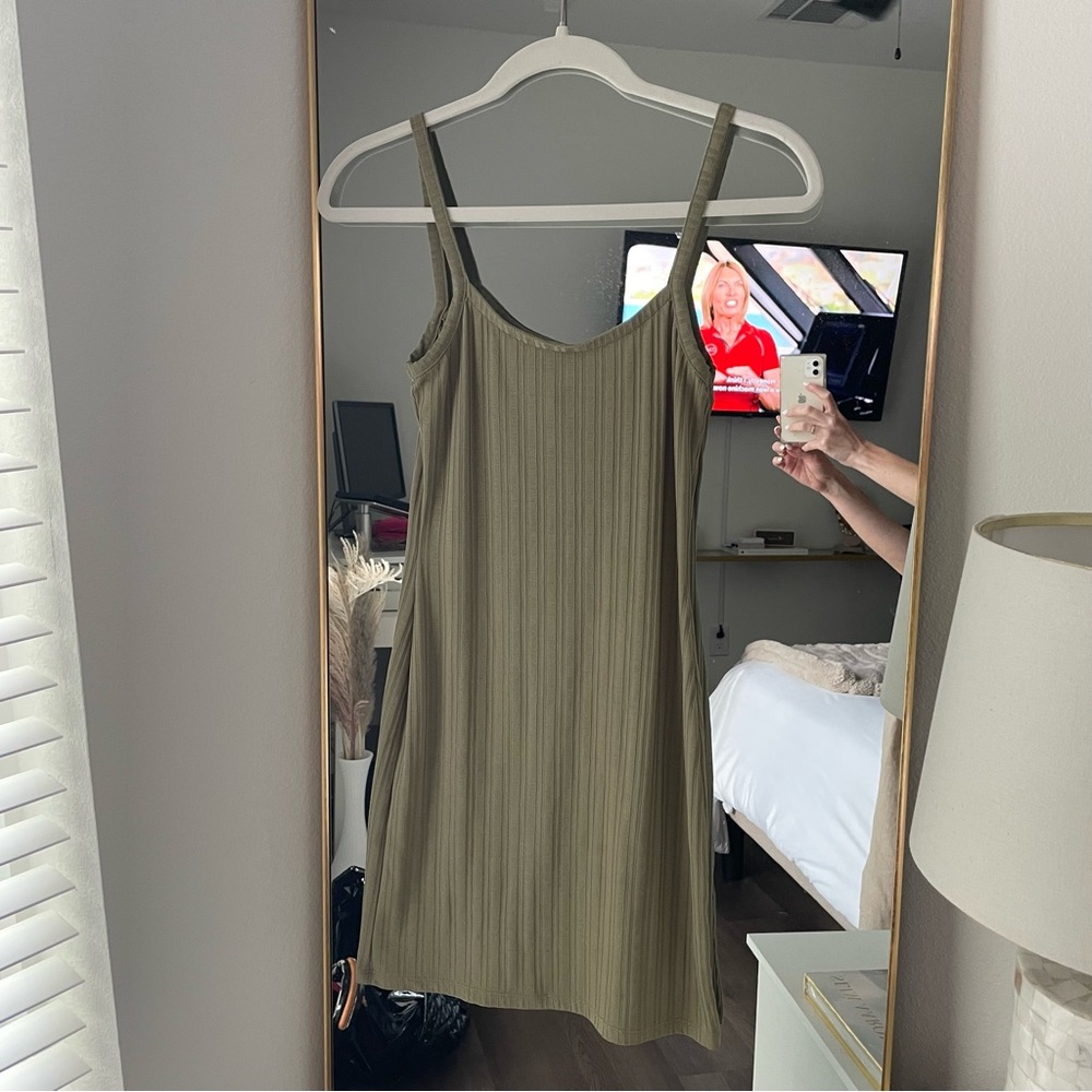 Miss Selfridge Green Mini Dress